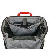 Sierra Designs Flex Hike 20L-30L Backpack Bag - Peat/Fiery Red