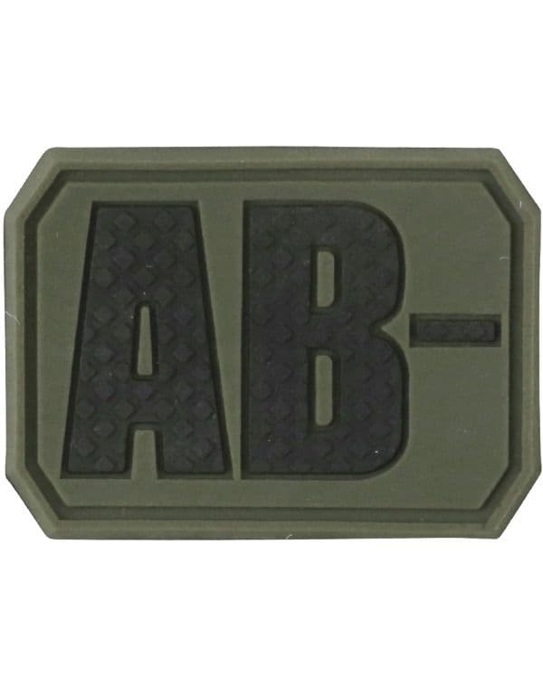 Kombat UK Blood Group Patch - AB Negative