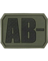Kombat UK Blood Group Patch - AB Negative