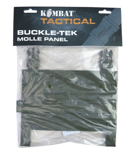 Kombat UK Buckle-Tek Molle Panel - Olive Green