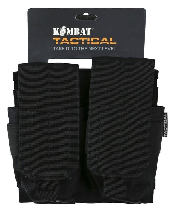 Kombat UK Double Original Style Magazine Pouch - Black
