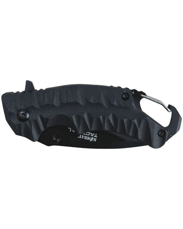 Kombat UK Elite Gator Folding Lock Knife - Black