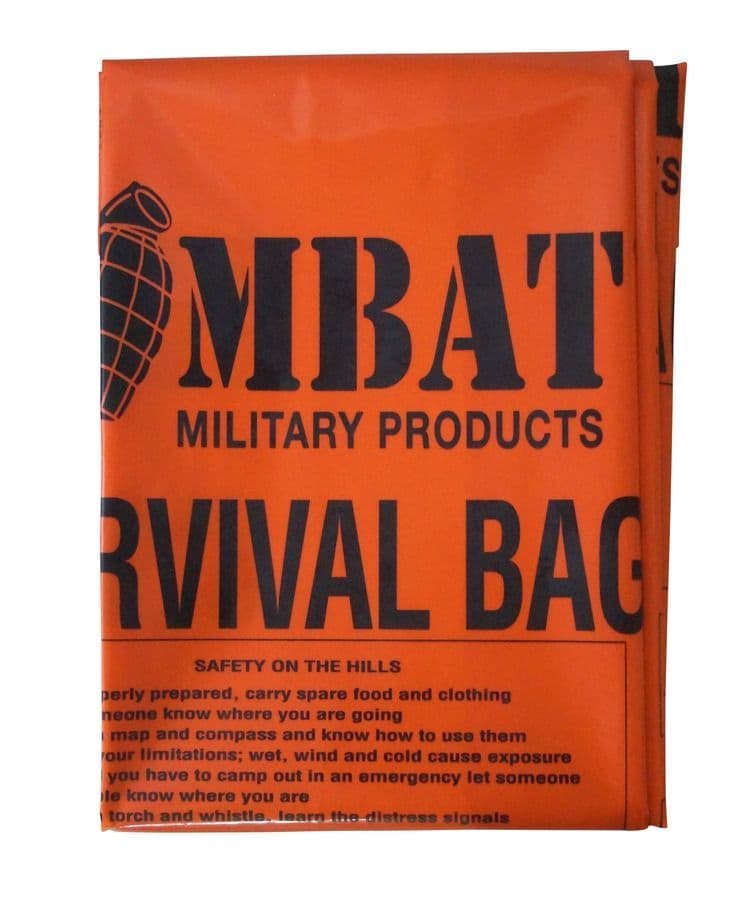 Kombat UK Emergency Waterproof Survival Bag - Orange