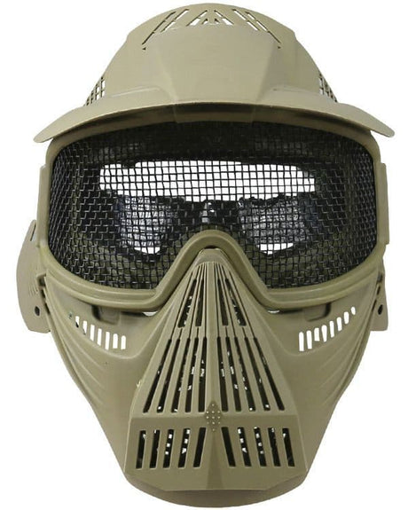 Kombat UK Full Face Mesh Mask - Coyote