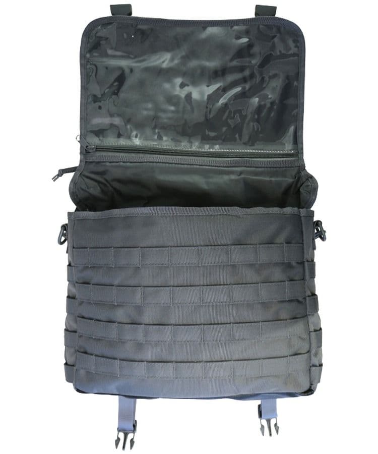 Kombat UK Medium Messenger Bag - 20L Capacity, Gunmetal Grey Colour