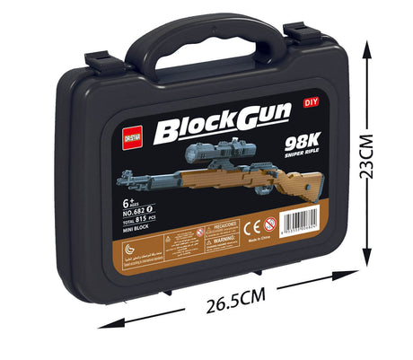 Kombat UK Mini Block Set - Rifle - Kids Toy Gun