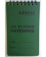 Kombat UK Mini Waterproof Notepad