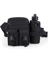 Kombat UK Pioneer Waist Bag With Bottle Holder - Black