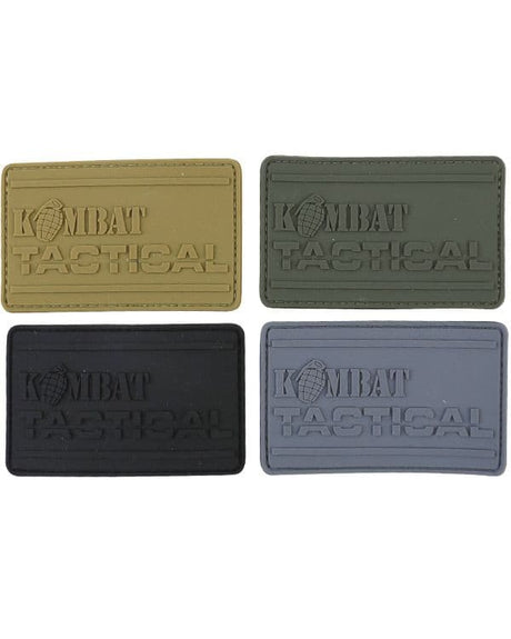 Kombat UK PVC Tactical Patch - Black