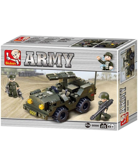 Kombat UK Sluban Jeep - BTP - Building Block Set - B5800