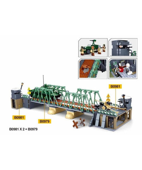 Kombat UK Sluban Battle of 1944 Building Blocks Set - B0981
