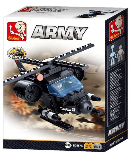 Kombat UK Sluban Helicopter Building Block Set - B0587G