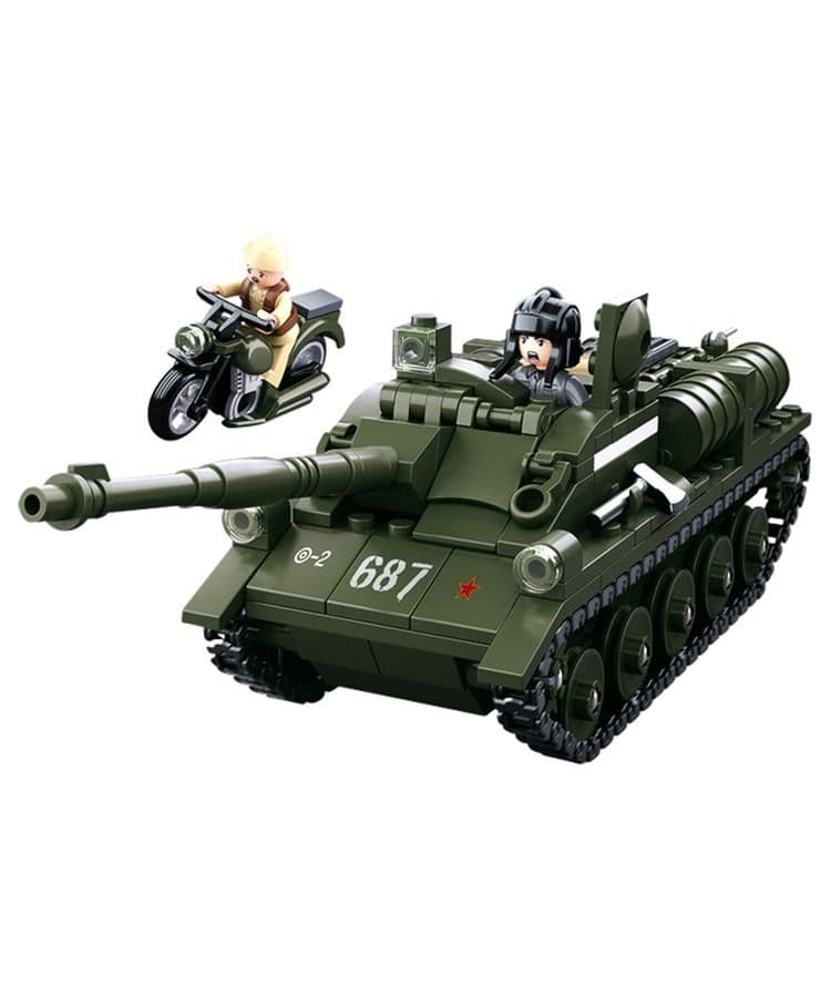 Kombat UK Sluban WWII Allied Tank Destroyer Building Blocks Set - B0687