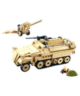 Kombat UK Sluban WWII German Half Track Building Block Set - B0695