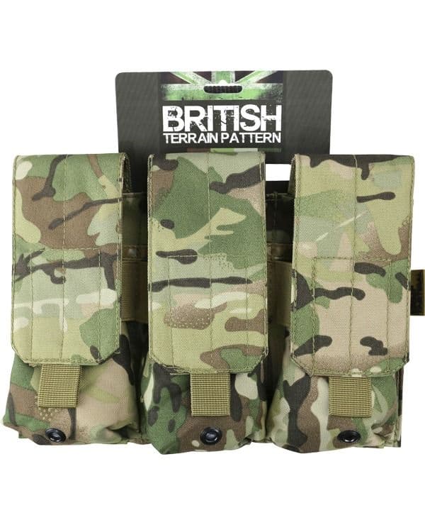 Kombat UK Triple Original Style Magazine Pouch - BTP
