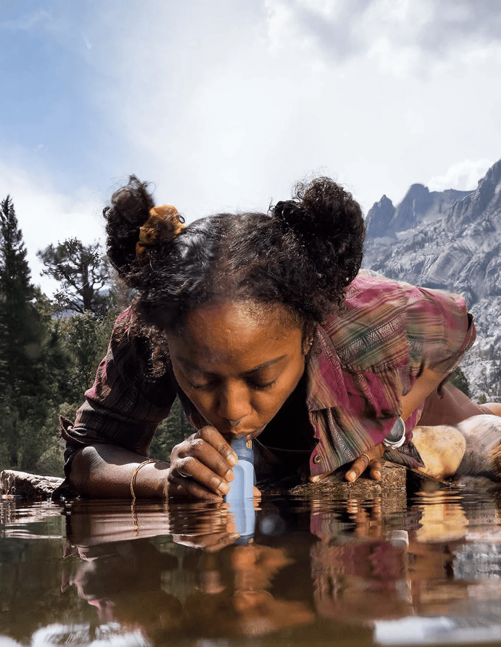 LifeStraw Peak Series Personal Water Filter Straw - Dark Grey