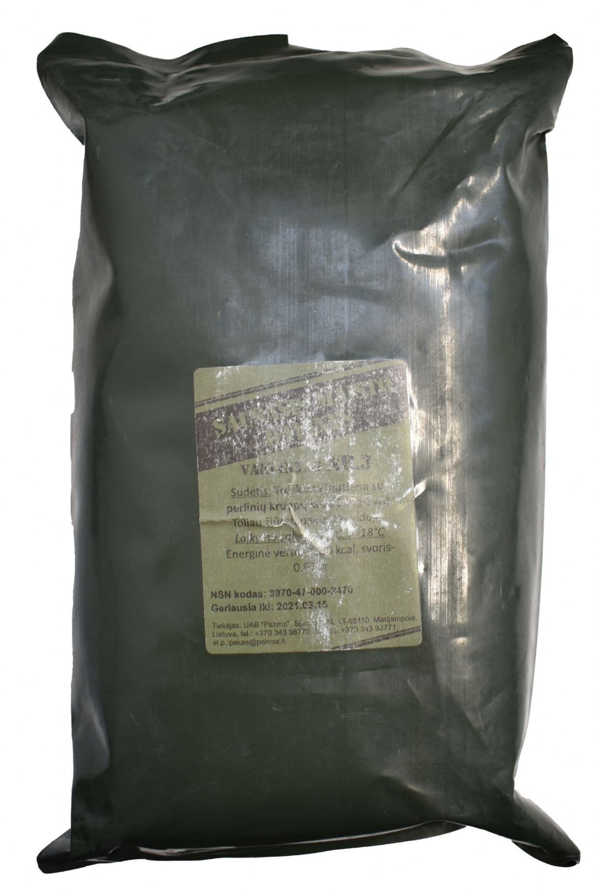 Lithuanian Army MRE Ration Pack