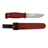 Mora Kansbol Stainless Steel Bushcraft Knife - Dala Red