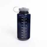 Nalgene 32oz / 1L Wide Mouth Sustain Water Bottle - Odyssey Grey Large Nalgene Logo
