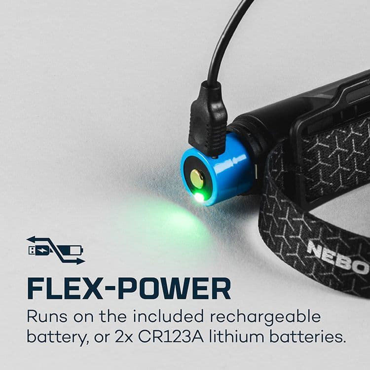 Nebo Einstein 1000 Lumen Rechargeable Flex Headlamp
