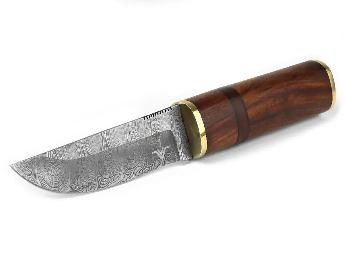 Njord Petri Damascus Puuko Knife