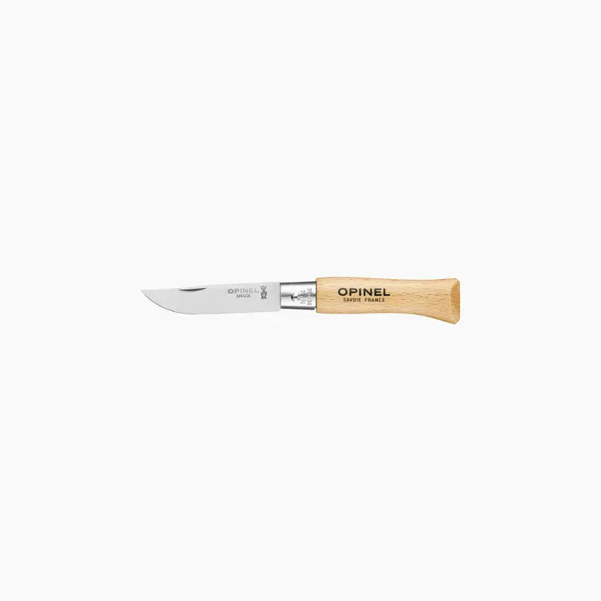 Opinel No.4 Classic Stainless Steel EDC Folding Knife - UK Legal Carry