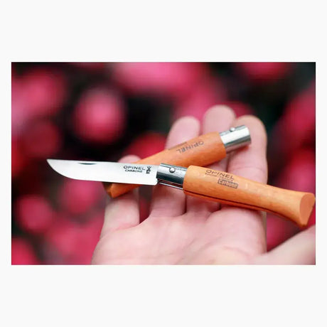 Opinel No.5 Classic Carbon Steel EDC Folding Knife - UK Legal Carry
