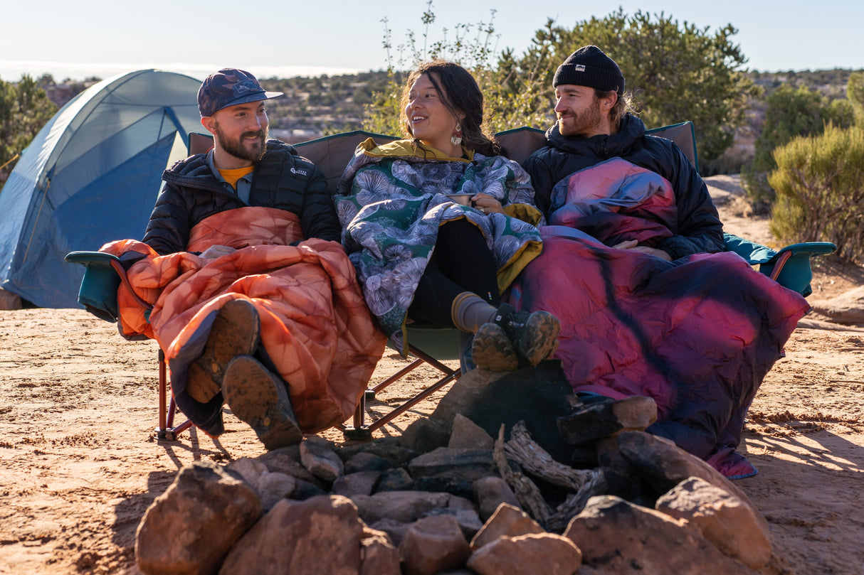 Kelty Bestie Treeline Blanket - Winter Moss