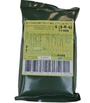 Polish Military 12 Hour SR MRE Ration Pack - Random Menu