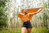 Kelty Bestie Treeline Blanket - Winter Moss