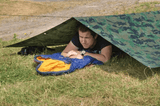 Silverline Camouflage Tarp - 2.4 x 3m