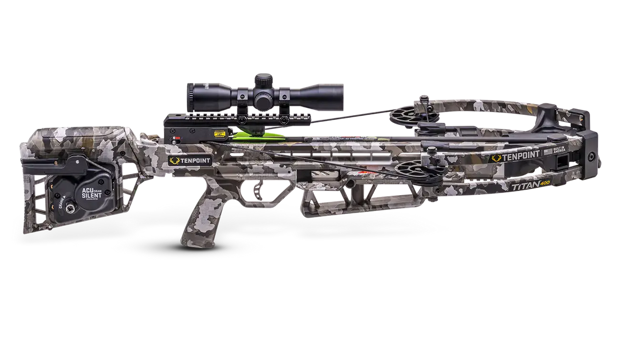 Tenpoint Titan 400 ACUdraw  Compound Crossbow Package