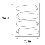 Kelty Grand Mesa 4 Man Tent Footprint
