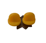 US Army Vintage Major Oak Leaf Pin - Brown