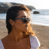 Waterhaul Harlyn Navy Recycled Sustainable Sunglasses
