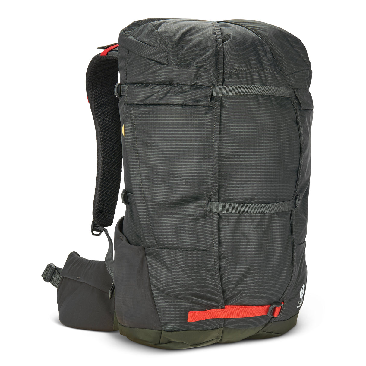 Sierra Designs Flex Hike 20L-30L Backpack Bag - Peat/Fiery Red