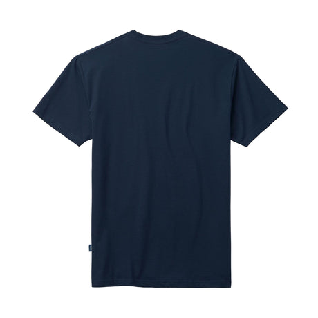 YETI Logo Badge Premium Short Sleeve T-Shirt - Navy / White