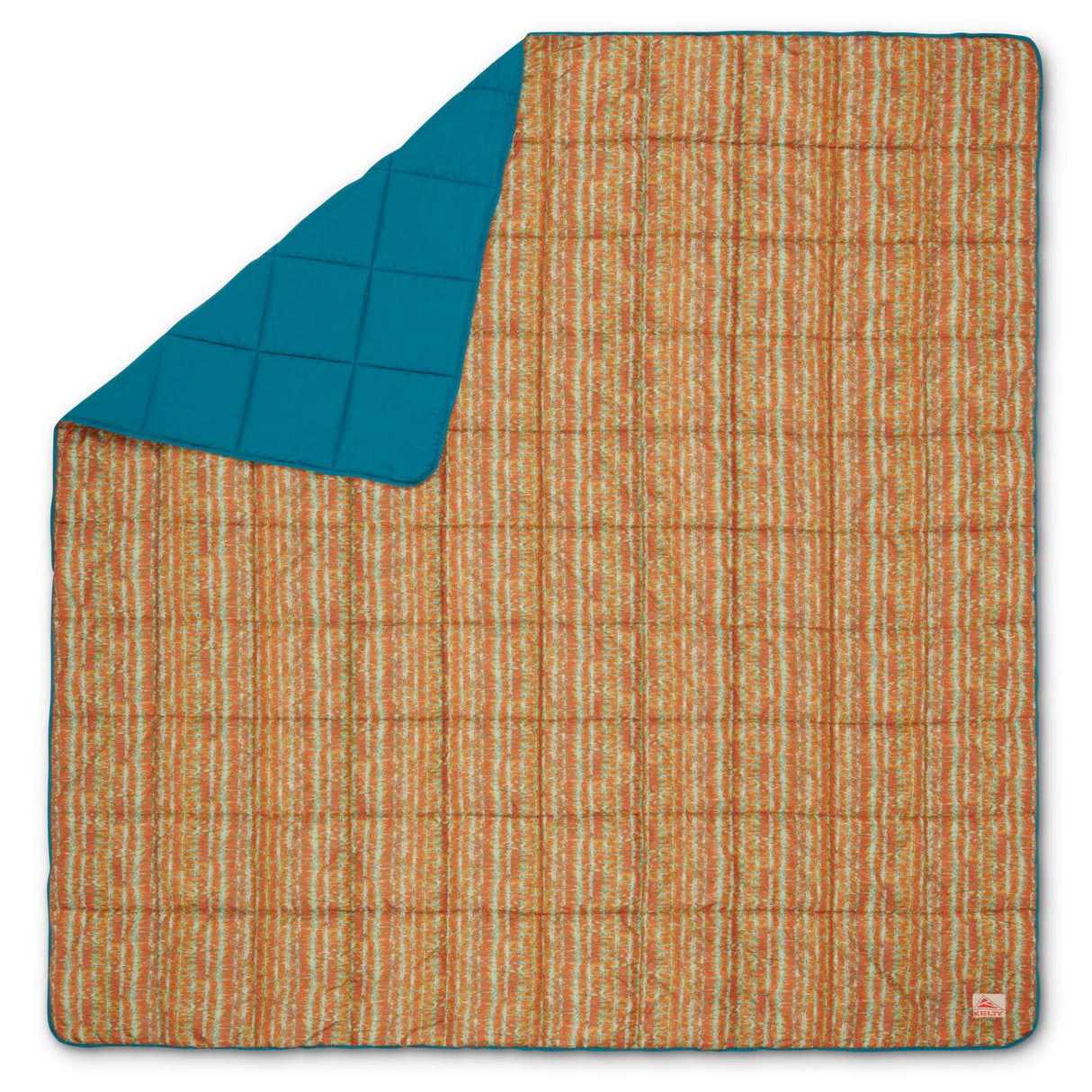 Kelty Biggie Blanket - Stormy Blue / Melted Stripes
